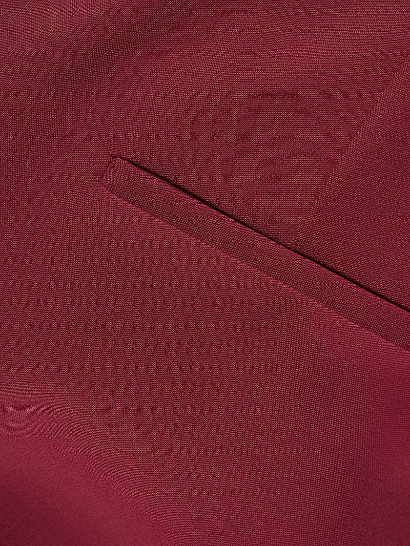 High-Rise Straight-Leg Trousers