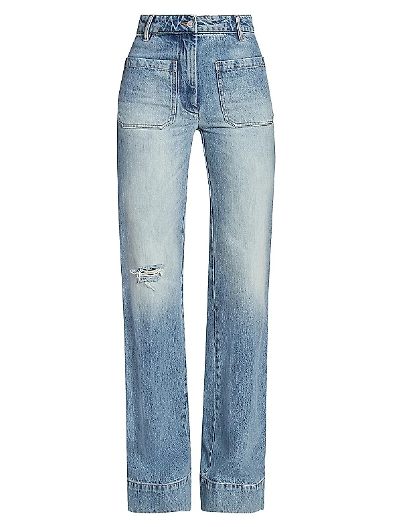 Alina High-Rise Flared Jeans