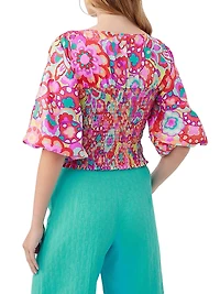Sumi Floral Smocked Top