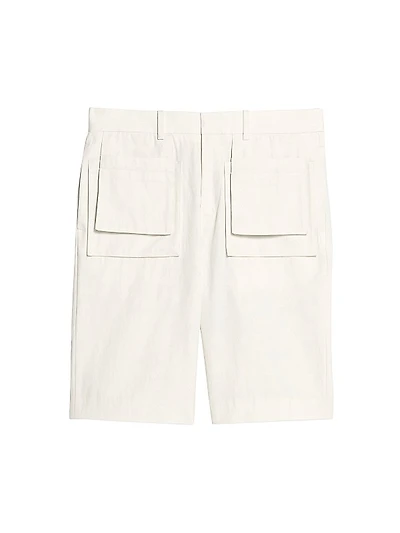Cotton-Blend Car Pocket Shorts
