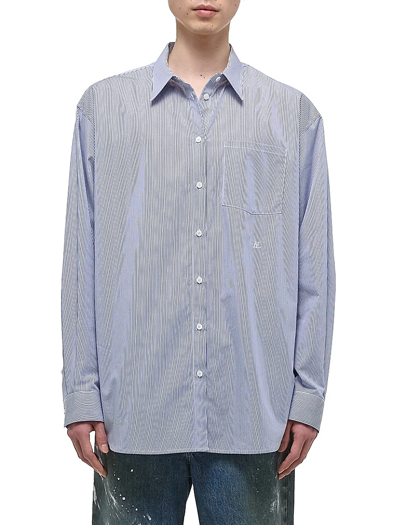 Striped Cotton Relaxed-Fit Shirt