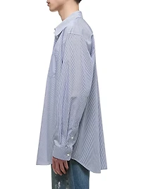 Striped Cotton Relaxed-Fit Shirt