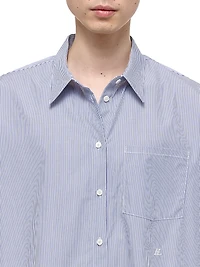 Striped Cotton Relaxed-Fit Shirt