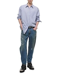 Striped Cotton Relaxed-Fit Shirt
