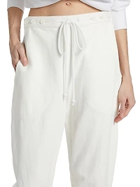 Jetties Beach Drawstring Denim Pants