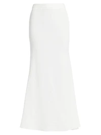 At Last Linen-Blend Maxi Skirt