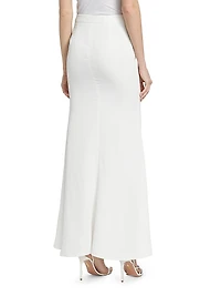 At Last Linen-Blend Maxi Skirt