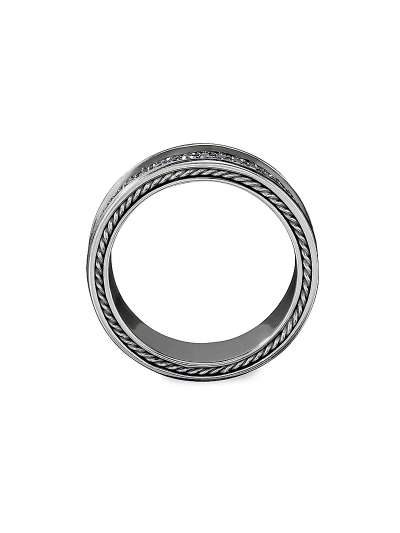 Streamline Three Row Band Ring Sterling Silver