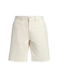 Cut-Off Cotton Work Shorts