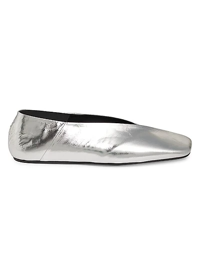 Leather Ballerina Flats