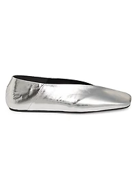 Leather Ballerina Flats