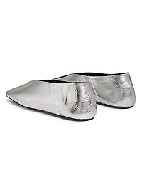 Leather Ballerina Flats