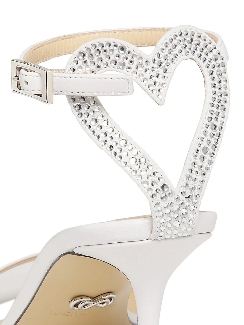 Special Heart Leather Sandals