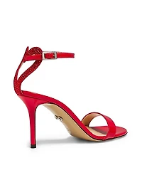 Heart Patent Leather Sandals