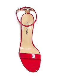 Heart Patent Leather Sandals