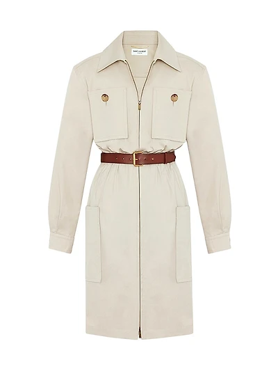 Saharienne Dress Cotton Twill
