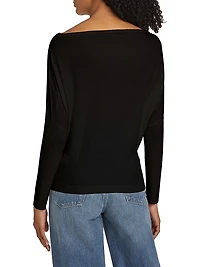 Lavina Wool-Blend Off-the-Shoulder Sweater