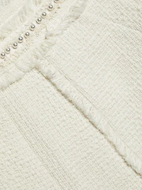 Allen Imitation Pearl-Embellished Cotton Shorts