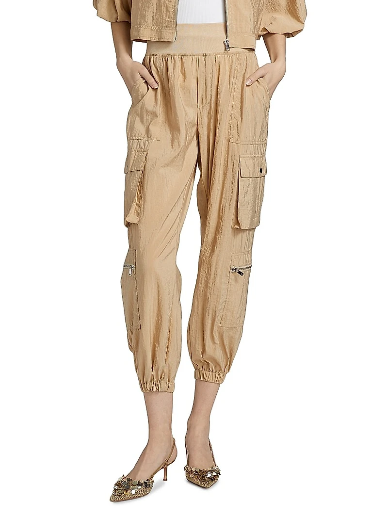 Genevive Cropped Cargo Pants