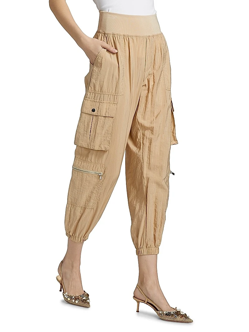 Genevive Cropped Cargo Pants