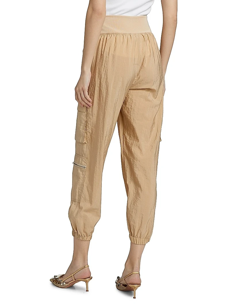 Genevive Cropped Cargo Pants