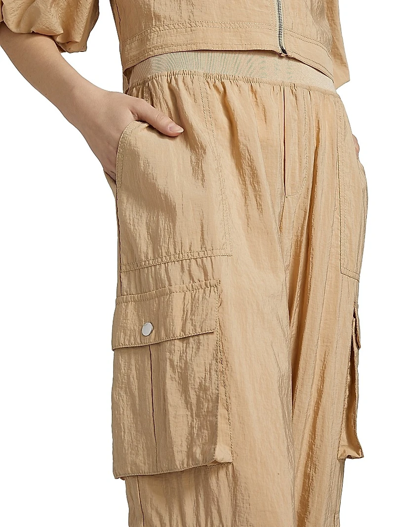 Genevive Cropped Cargo Pants
