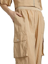 Genevive Cropped Cargo Pants