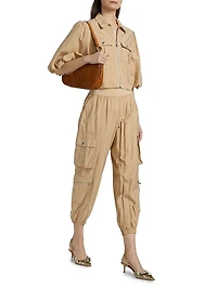 Genevive Cropped Cargo Pants