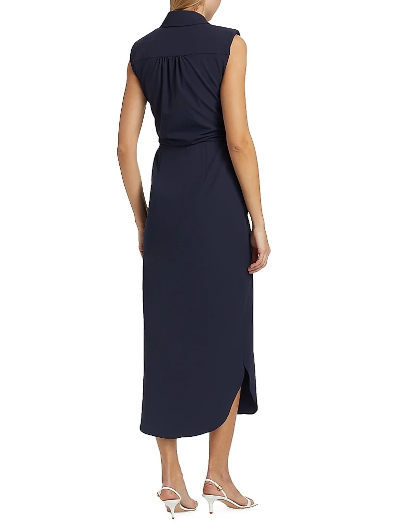 Catalina Sleeveless Midi Shirtdress