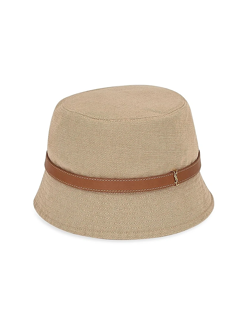 Cassandre Bucket Hat in Canvas