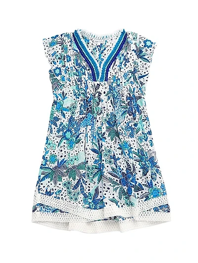 Little Girl's & Girl's Sasha Floral Minidress