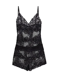 Mesh Lace Short Pajamas