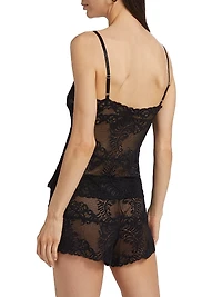 Mesh Lace Short Pajamas