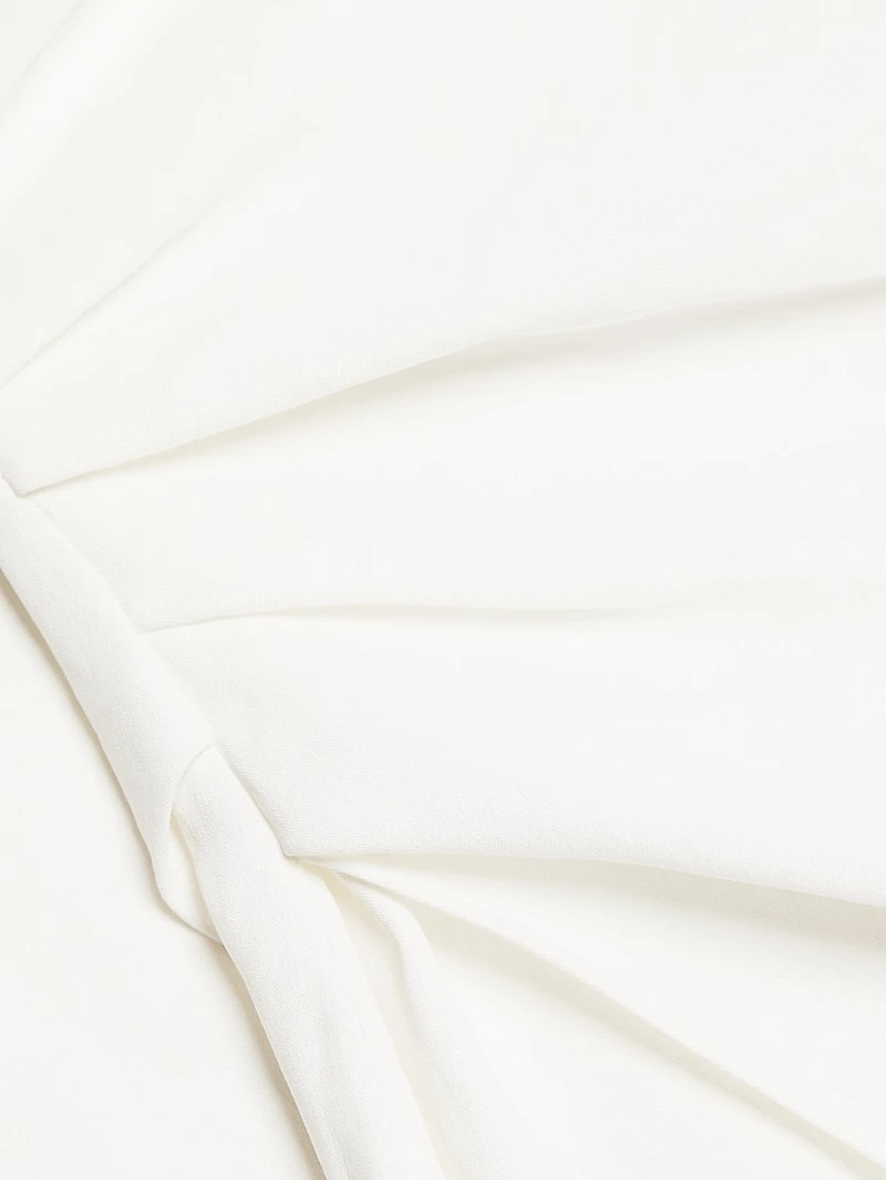 Sylvie Linen-Blend Wrap Midi-Dress