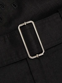 Kali Eyelet Linen Belted Shorts