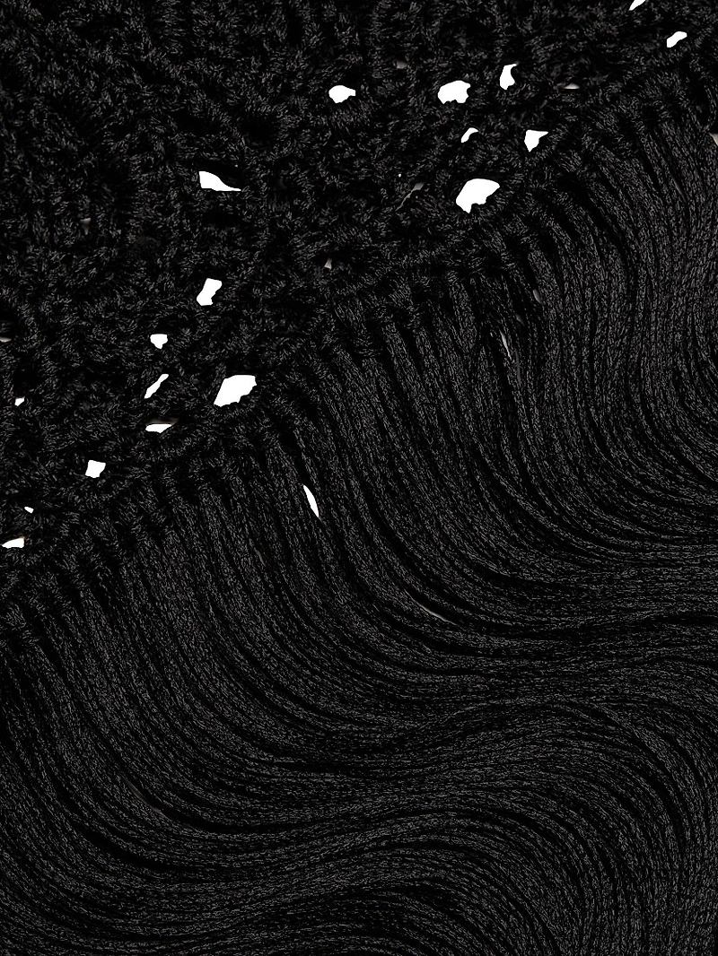 Valerie Crochet Fringe Maxi Dress