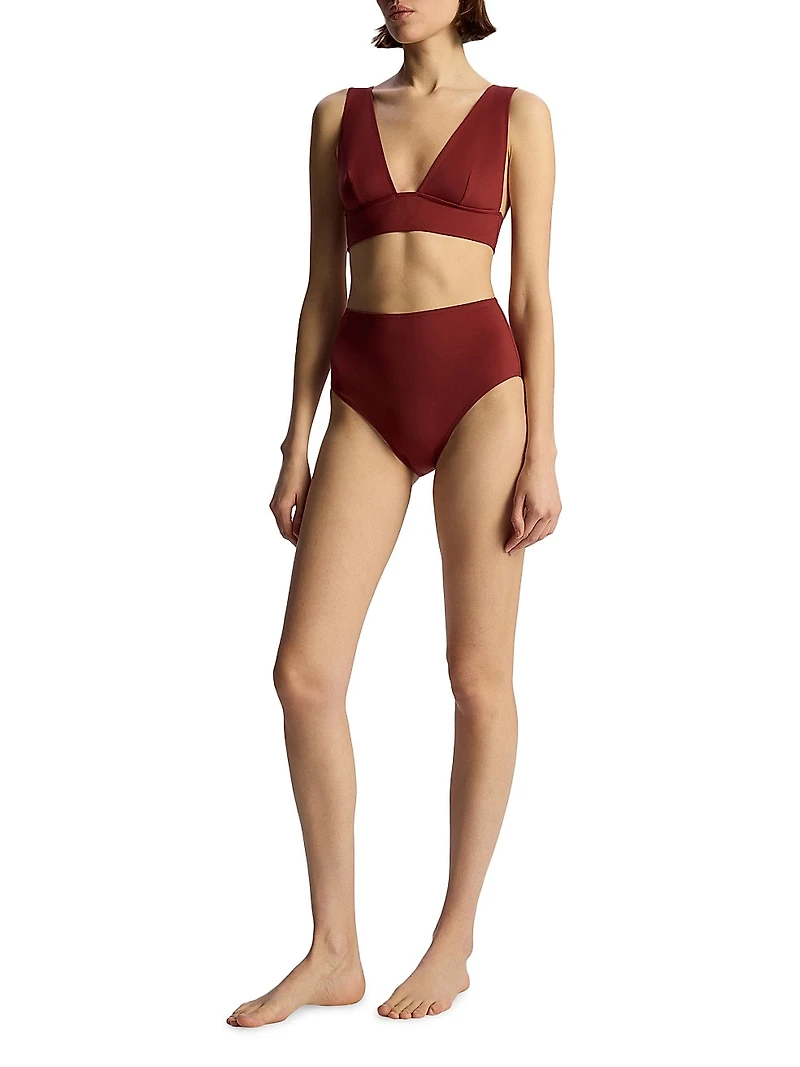 Cora Plunge Bikini Top