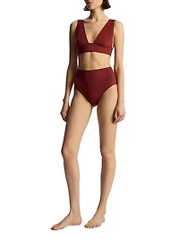 Cora Plunge Bikini Top