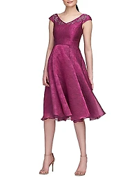 Kit Jacquard Cocktail Dress