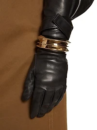 Stacked Cuff in Metal