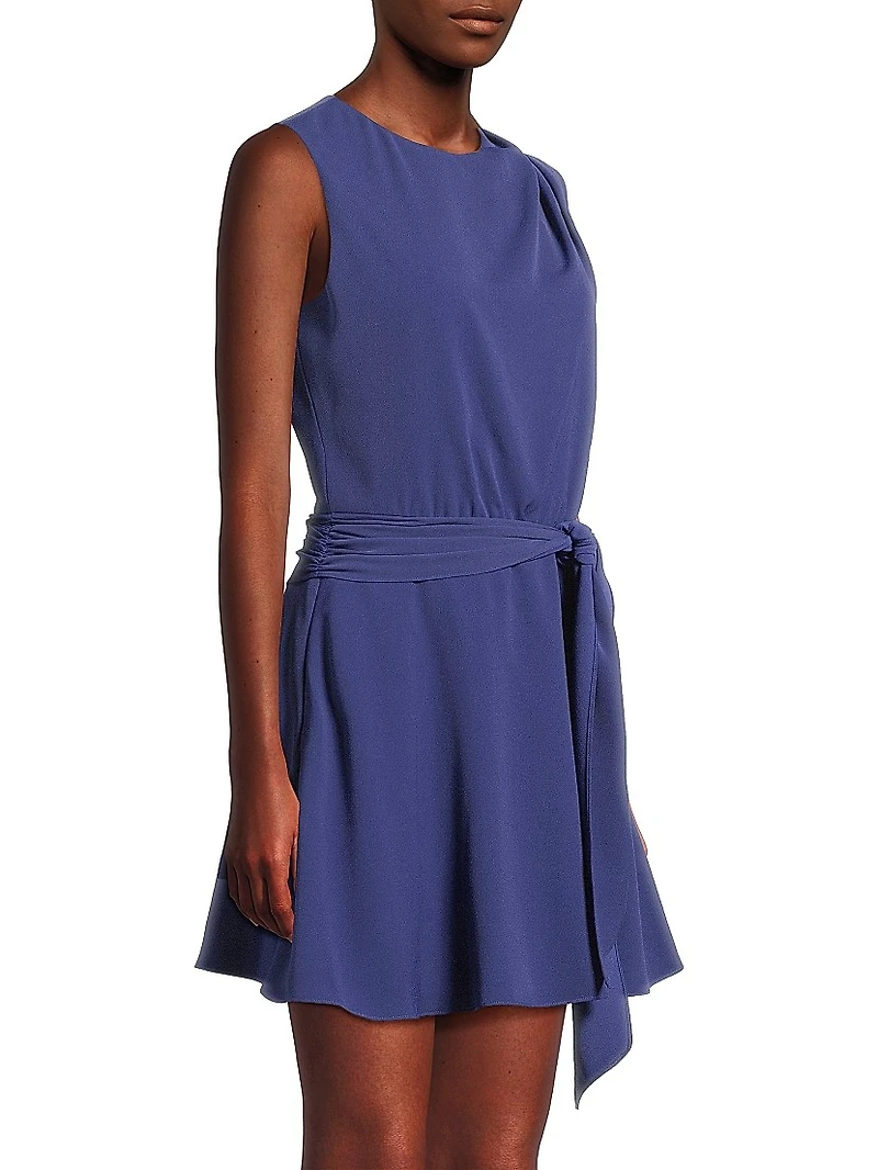 Emsley Crepe Back Satin Minidress