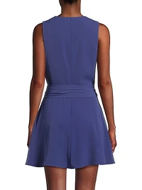 Emsley Crepe Back Satin Minidress