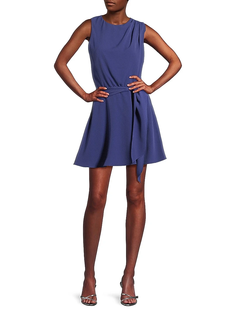 Emsley Crepe Back Satin Minidress