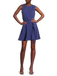 Emsley Crepe Back Satin Minidress