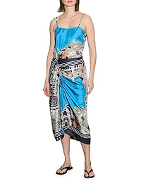 Angie - Camisole Venice Print Dress