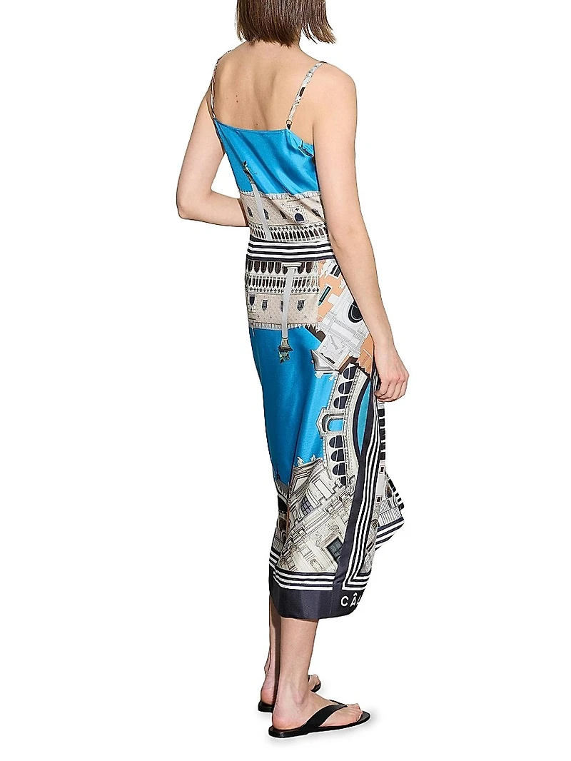 Angie - Camisole Venice Print Dress