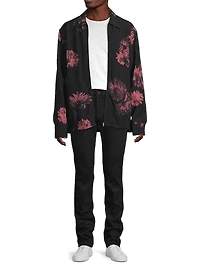 Floral Full-Zip Jacket