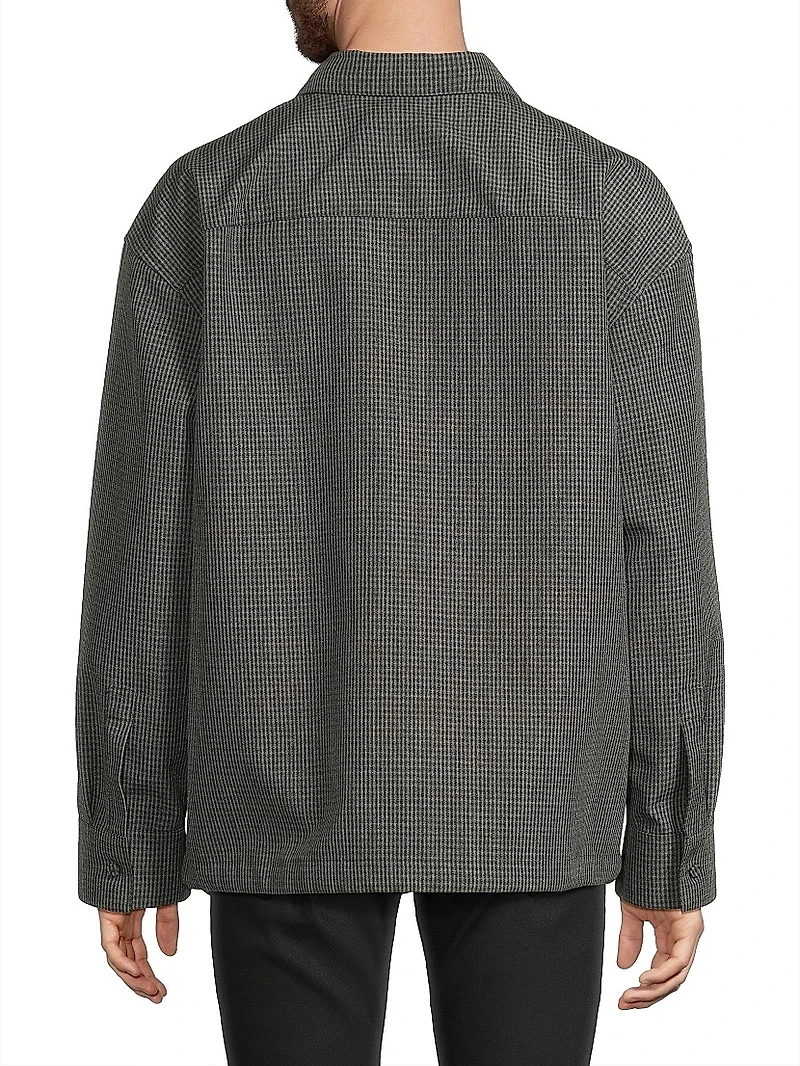 Check Virigin Wool Shirt