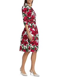 Poppy Stretch Cotton Shirtdress