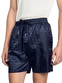 Square Cross Swim Shorts